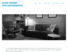 Tablet Screenshot of alanshanelpsychotherapist.com